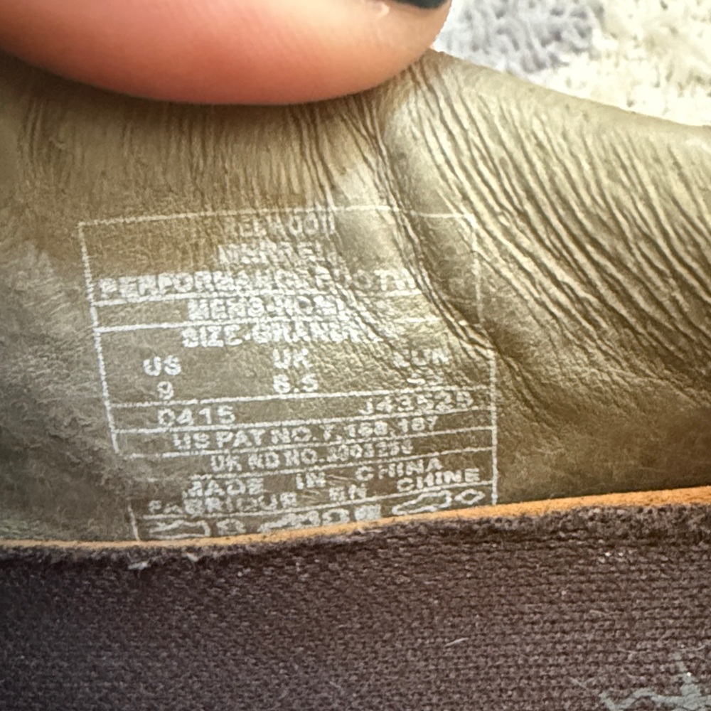 Merrell Men's Dark Brown Leather Slip-Ons - Picture 2 of 3